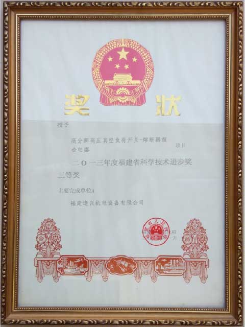 福建省科技進(jìn)步獎(jiǎng)二等獎(jiǎng)、三等獎(jiǎng)